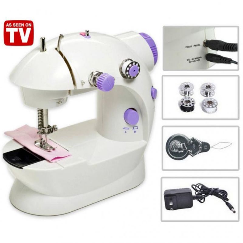 Ready Stock Mesin Jahit Sewing Machine Double Speed Automatic Thread
