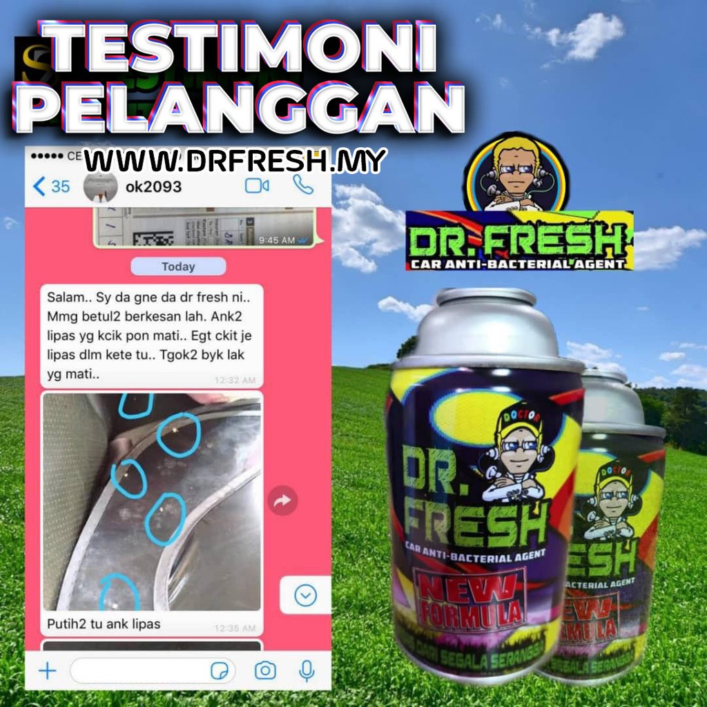 Buy Original HQ Dr Fresh Penghapus Lipas Serangga Kuman dalam 