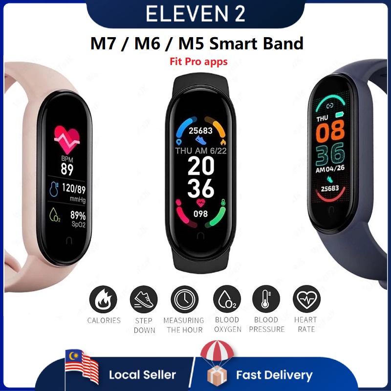 M7 / M6 / M5 Smart Bracelet Waterproof Smart Band Fitness Tracker Sport