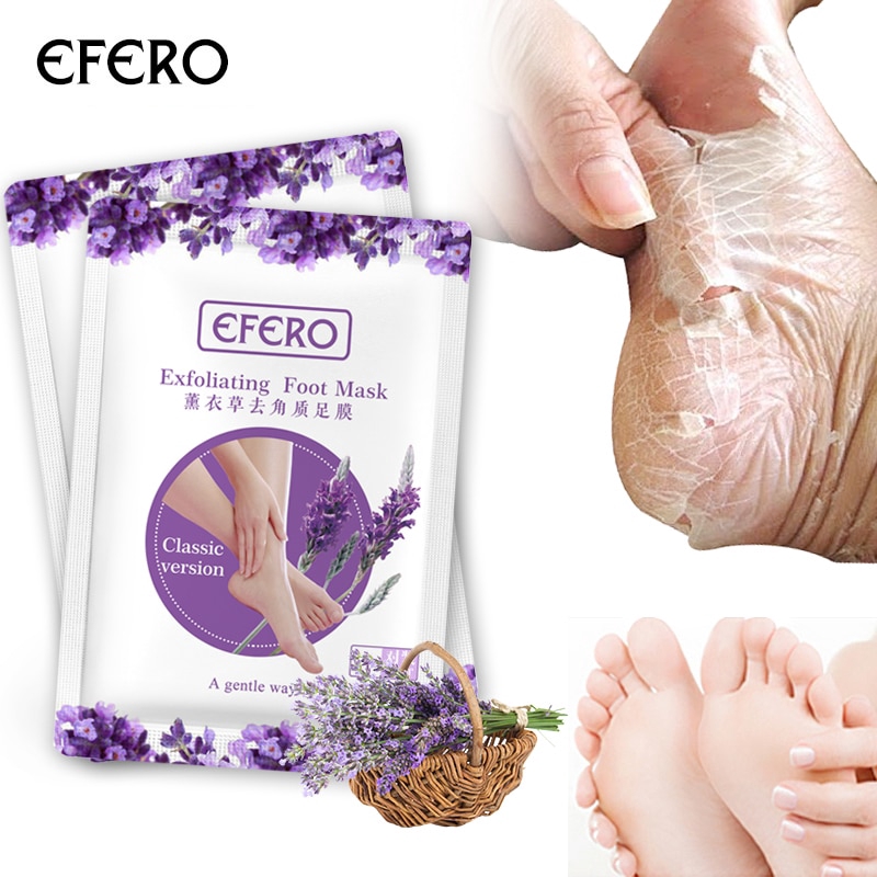 Foot Peel Mask 2 Pairs Exfoliating Sock Foot Mask Foot Care that you Deserve Get Baby Smooth feet in 5-7 Days Calluses & Dead Skin Remover 
