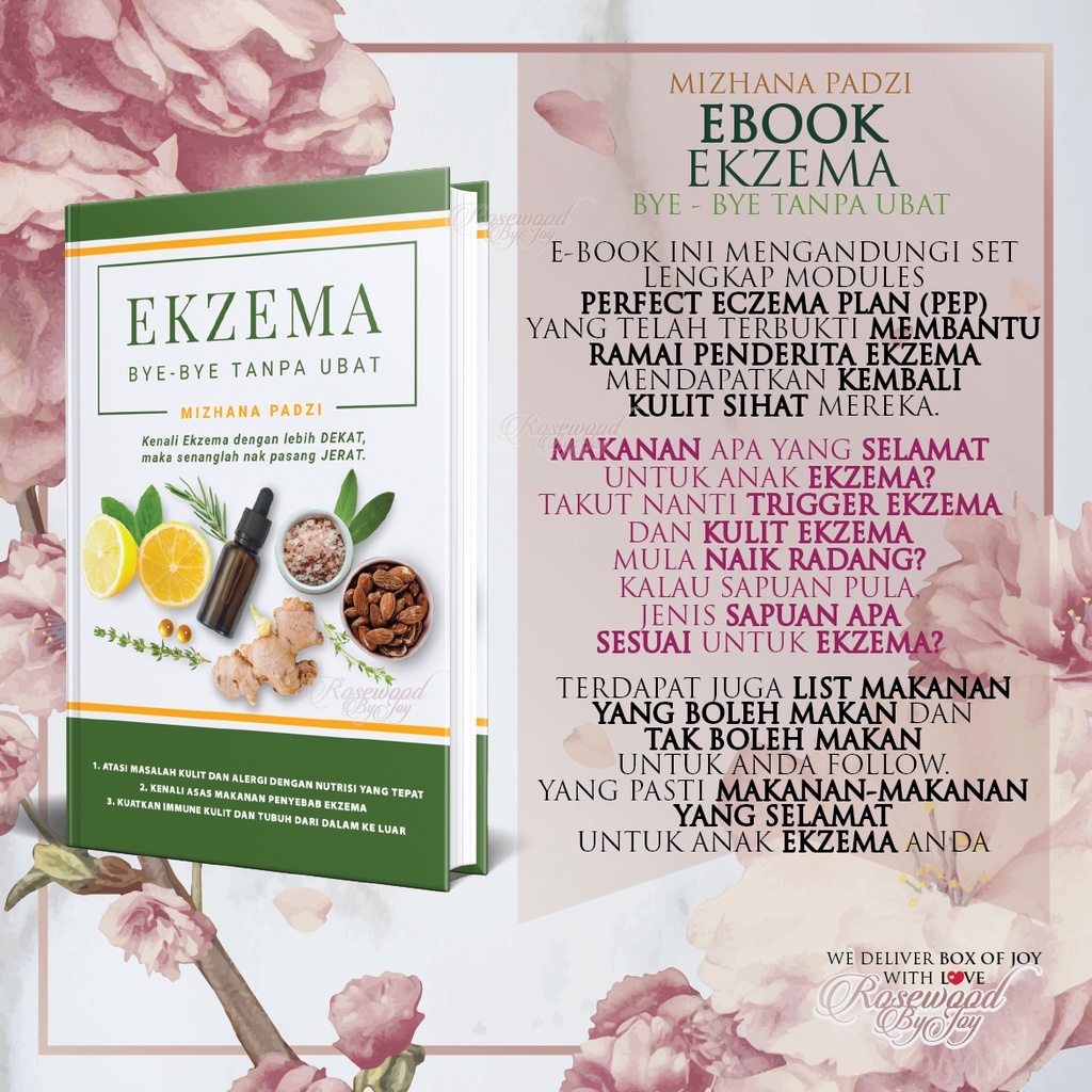 EBOOK ECZEMA BYE BYE TANPA UBAT BY MIZHANA PADZI