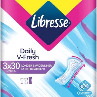 REDUCTION MYR 2.66 ] Libresse Longer & Wider Slim Liner • Discount in  3/2024