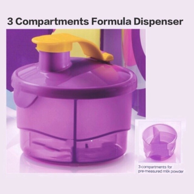 tupperware baby milk powder container