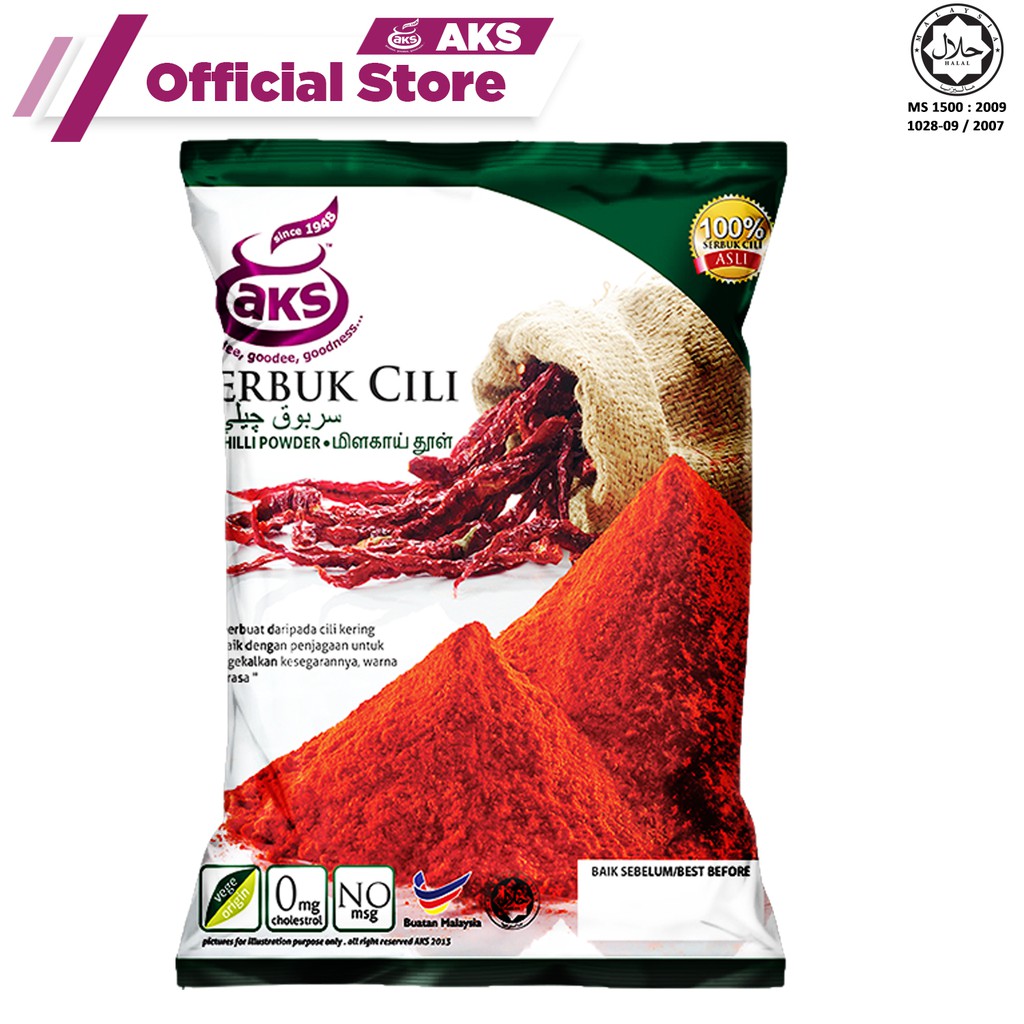  Serbuk Cili  Chilli  Powder AKS 125gm Shopee Malaysia