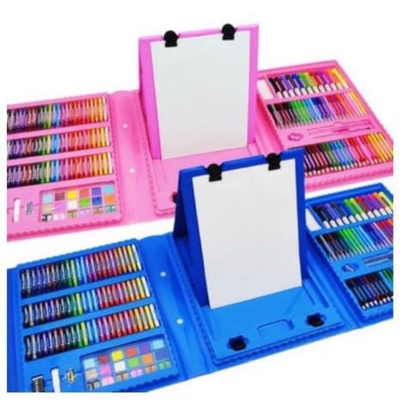 208 pcs painting set - children's coloring tools - coloring set - crayons - markers - watercolors