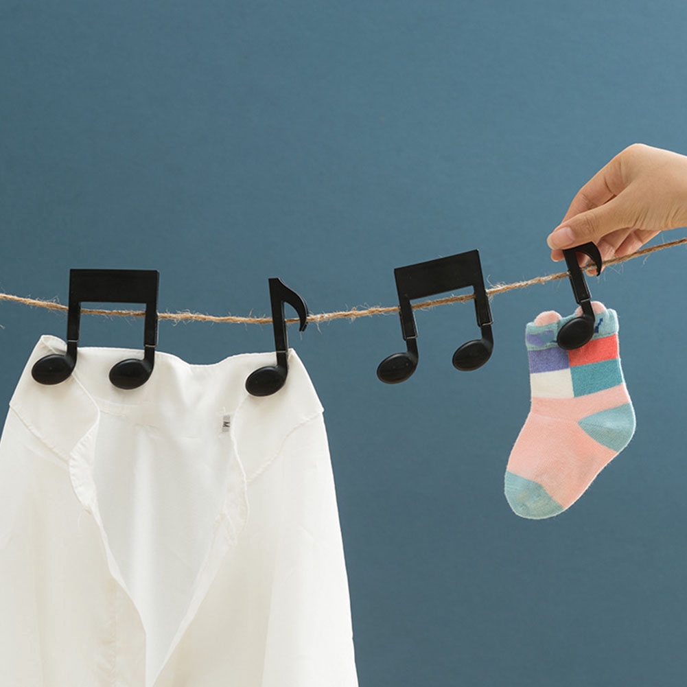2pcs File Home Decor Musical Notes Paper Holder Photo Peg Diy
