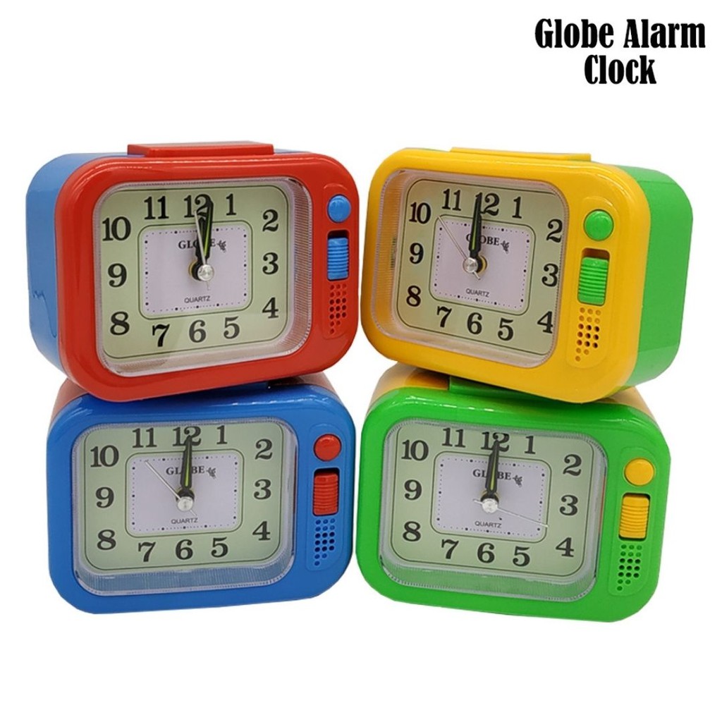 Globe Loud Sound Alarm Clock With Night Light / Jam Loceng Berlampu ...