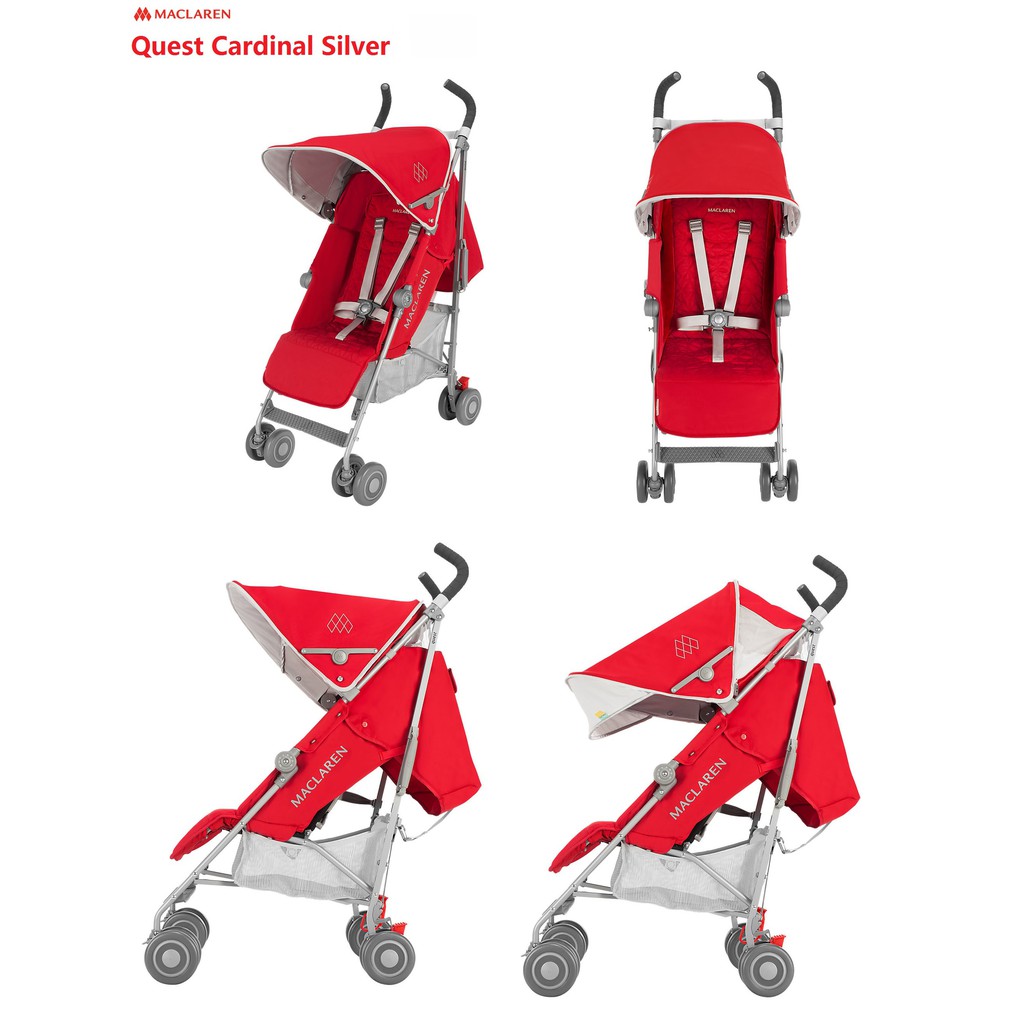 Maclaren Quest Baby Stroller Red 