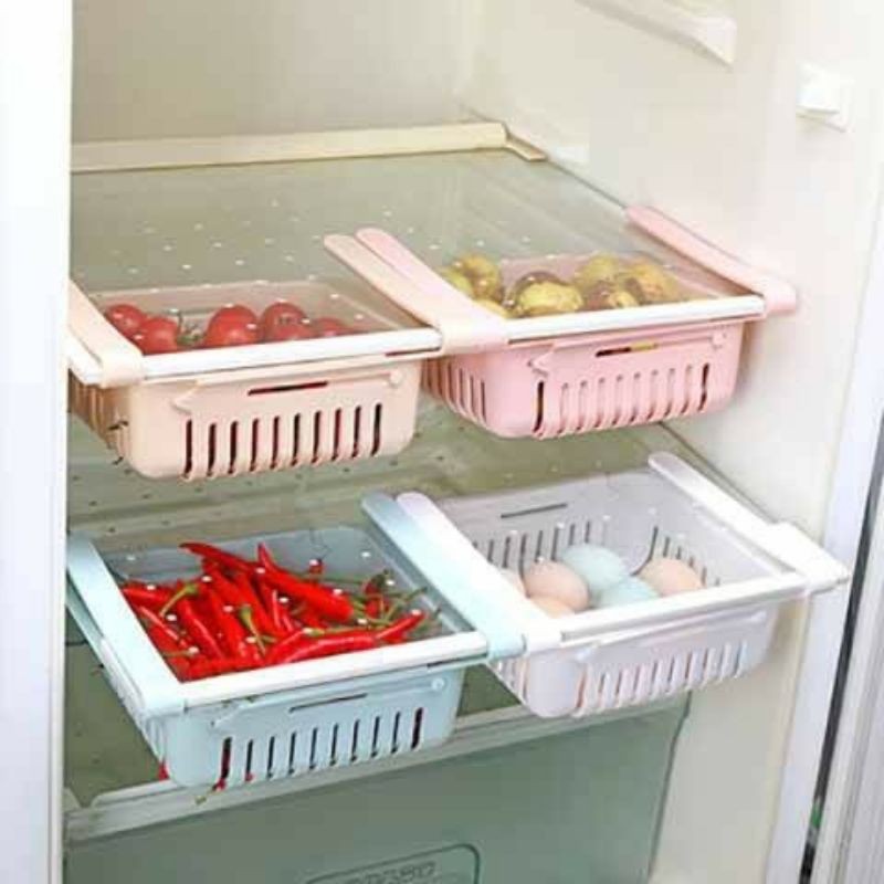 Multifunctional Fridge Rack Rak simpanan telur sayur Multifunctional Fridge Rack Rak simpanan telur sayur