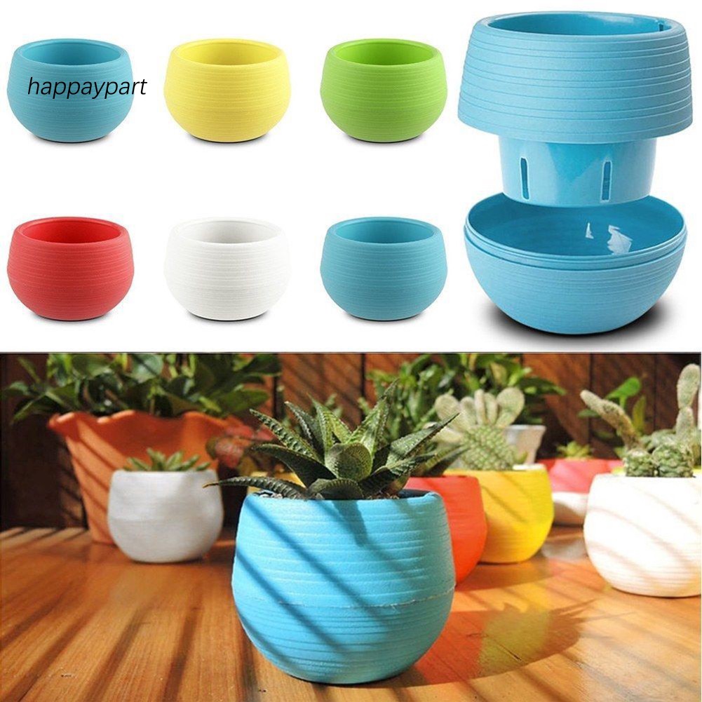 Cute Succulent Plants Flower Pot Saucer Tray Planter Home Desk