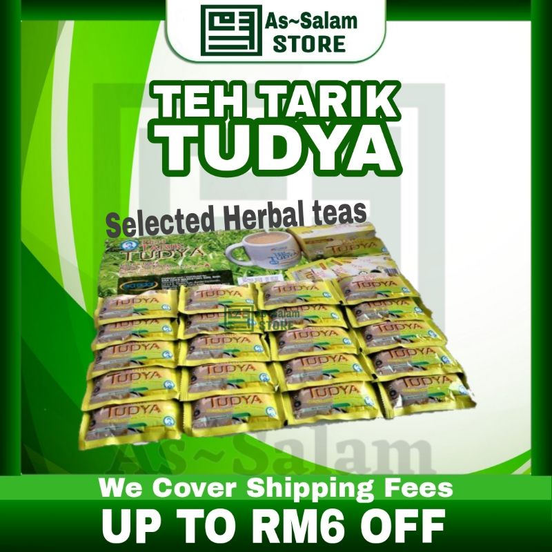 Herbal Tea Teh Tarik TUDYA Herba Redaka Angin Sembelit Habbatus Sauda Madu Tarik Halia Orang Kampung