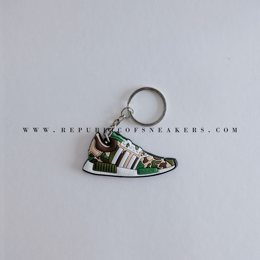 camo croc keychain