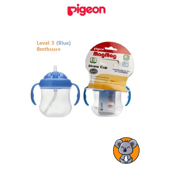 Step 3 for 8 Months BPA Free Spare Parts Pigeon MagMag Straw Top 