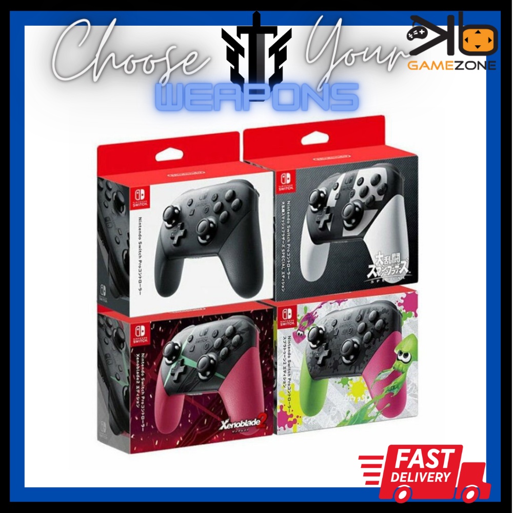 (Refurbished) Switch Pro Controller Vibration Bluetooth Wireless Controllers Shopee Malaysia
