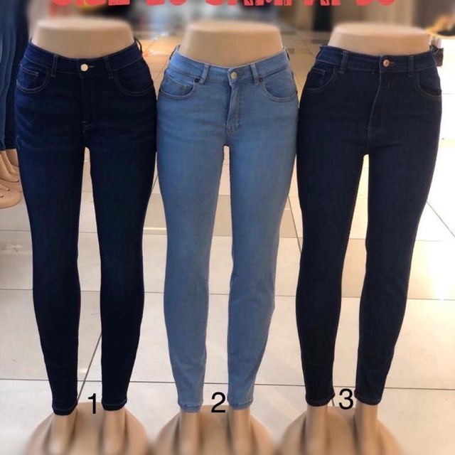 Seluar Jeans Getah Plus Size | Shopee Malaysia