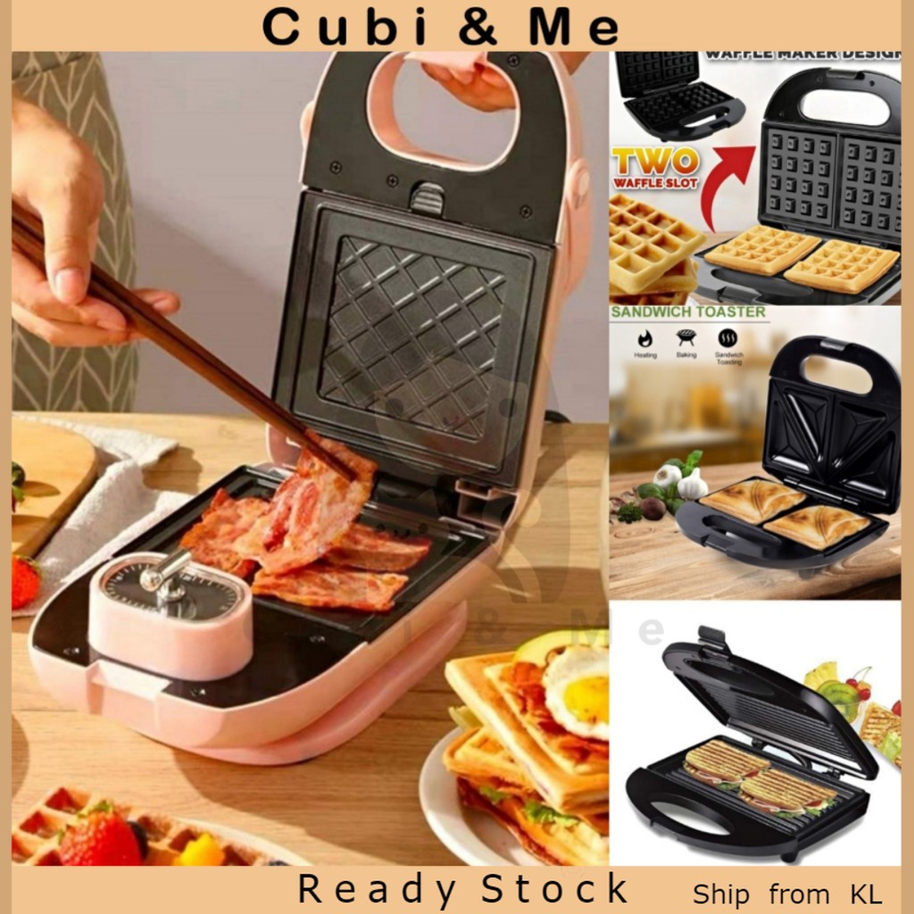 C&M Waffle Maker Sandwich Maker Nonstick Kitchen Appliances Dessert