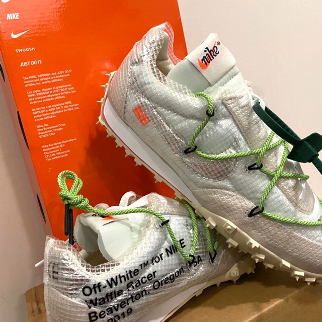 nike x off white waffle racer mens