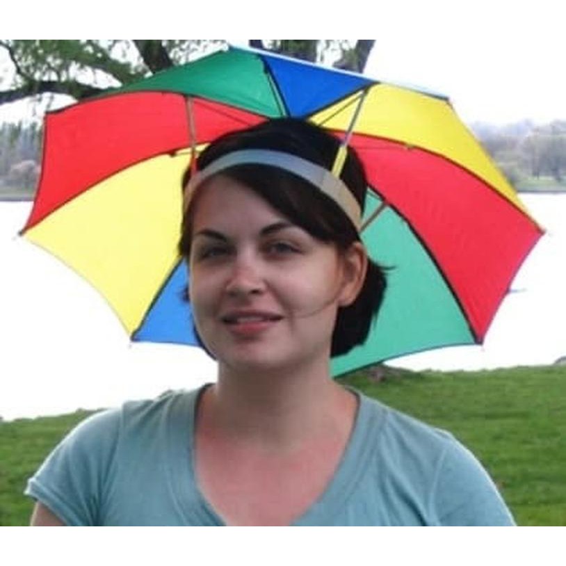 Umbrella Hat (protected From Heat & Rain) No Need Shopee Malaysia
