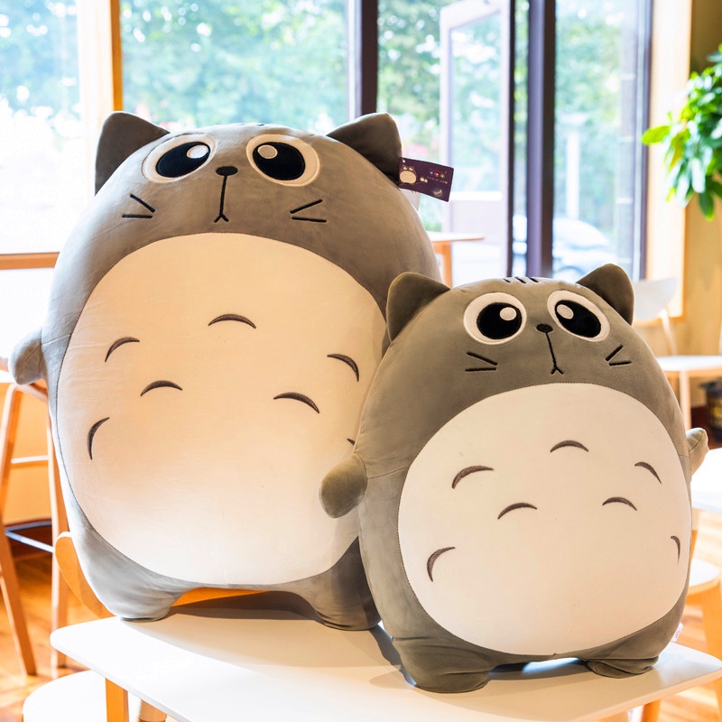 Ready Stock]HAPPY WE My Neighbor Totoro Cat Plush Toy Cute Bed Sleeping  Pillow Hayao Miyazaki Anime Plush Toys Soft | Shopee Malaysia