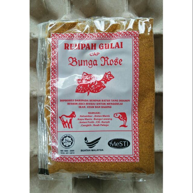 Rempah Gulai Cap Bunga Rose Terengganu | Shopee Malaysia