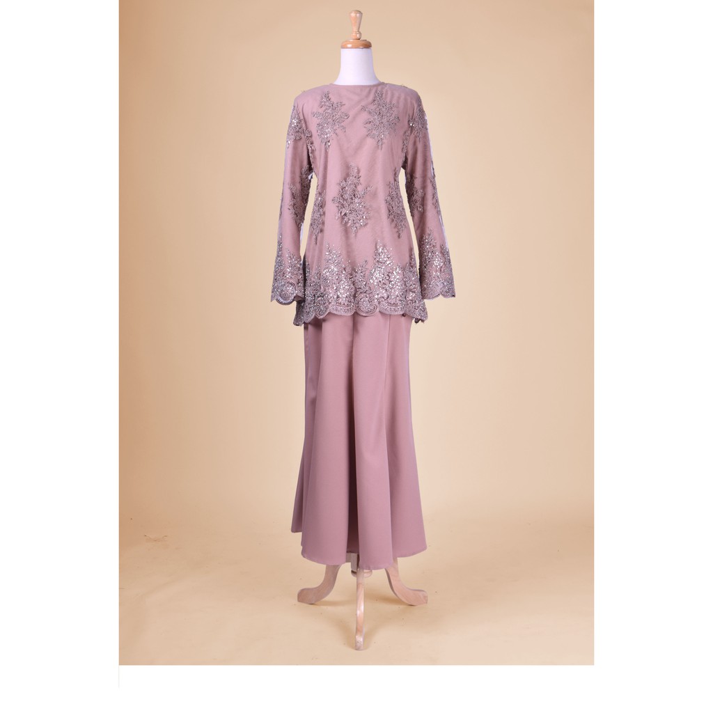 Baju Kurung Moden Mini Raya 8033 XS XL Light Brown Baju Kurung Moden Mini Raya 8033 XS XL Light Brown