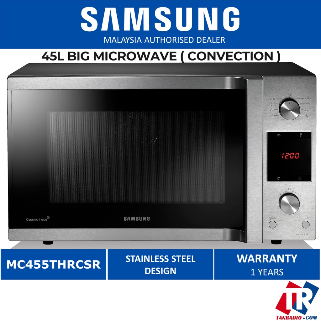 SAMSUNG ( MC455THRCSR ) 45L CONVECTION ( BIG SIZE ) MICROWAVE OVEN