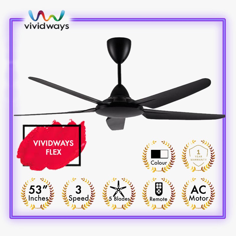 K2 VIVIDWAYS CEILING FAN FLEX M1024 42 & 53 EXPRESS Shopee Malaysia