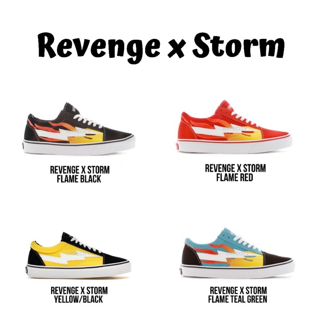 vans revenge flame