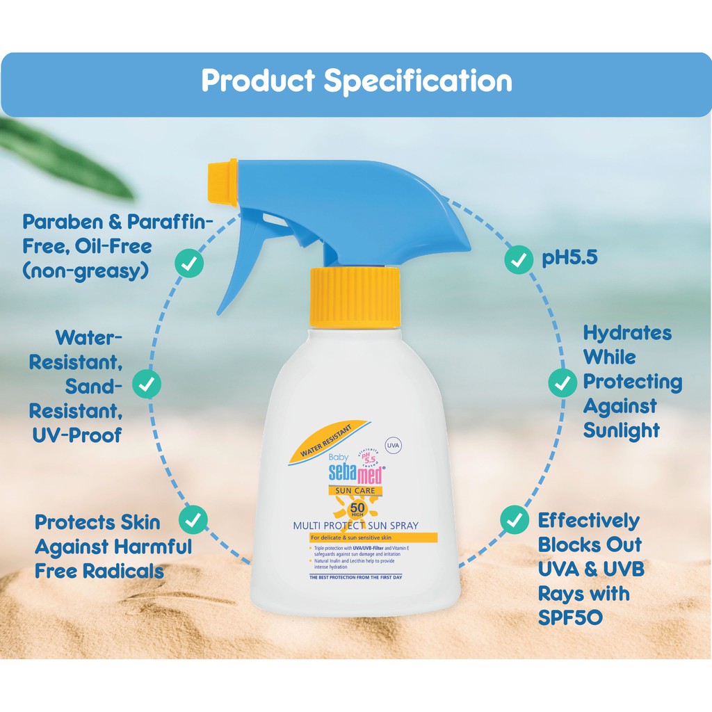 sebamed baby sun spray