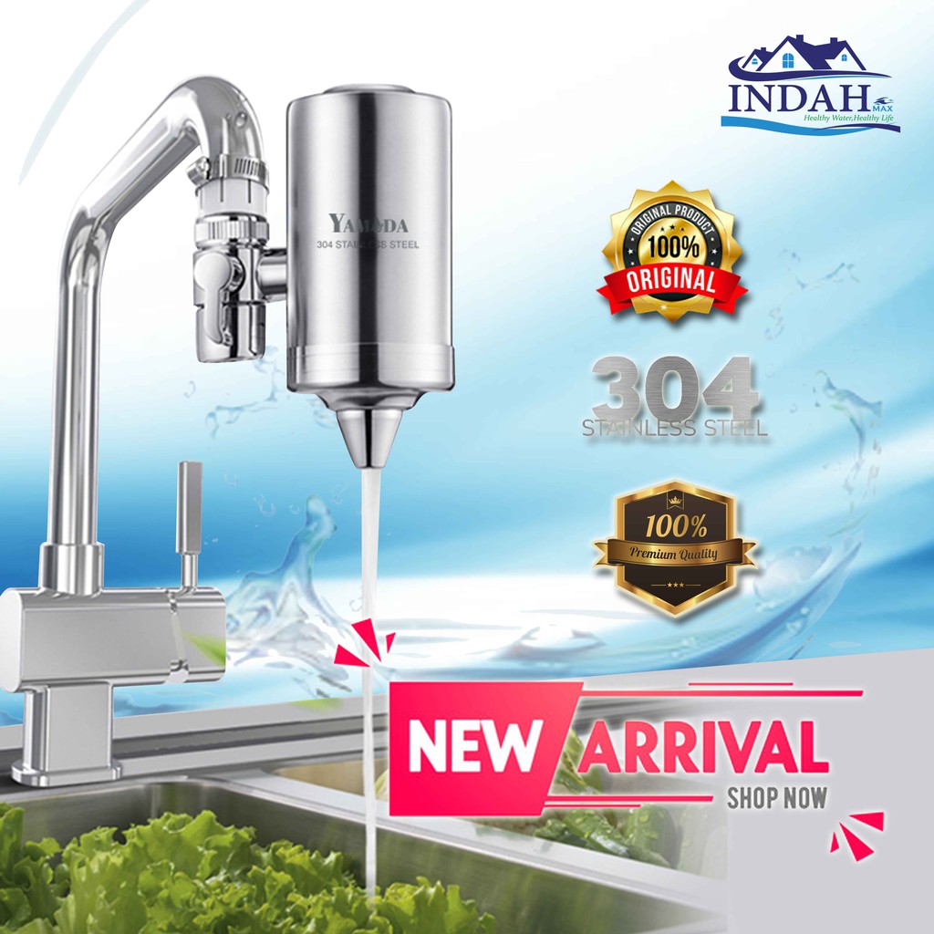 🇲🇾 Ready Stock 💕Yamada High End Faucet Water Purifier 304 Stainless Steel Tap Water Filter