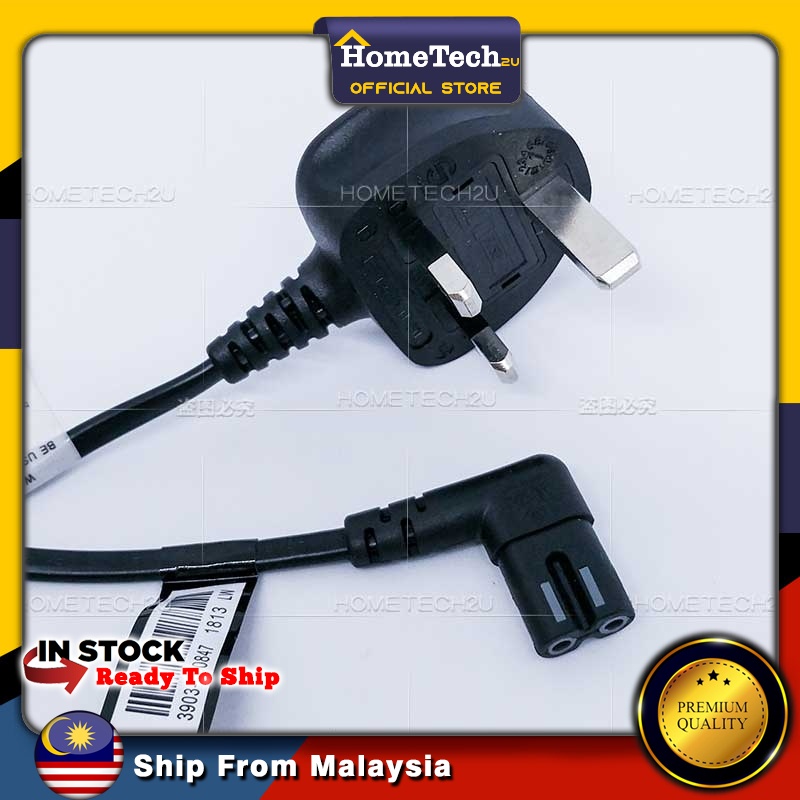 Original Samsung L Angle Mains Power Cable Ac Cord For Samsung Led Tv Compatible For Astro 1 5m Shopee Malaysia