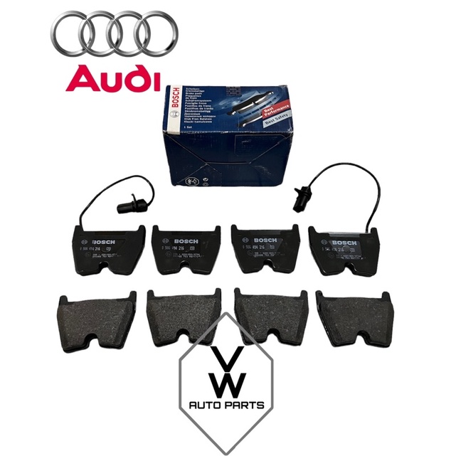 100% BOSCH ) FRONT DISC BRAKE PAD WITH SENSOR AUDI RS4 AUDI S5 AUDI RS6 ...