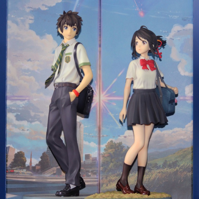 Anime Your Name 宮水三葉 立花瀧 君の名は 2 Pcs 23 Cm 1 8 Action Figure Model Kit Toy Gift Shopee Malaysia