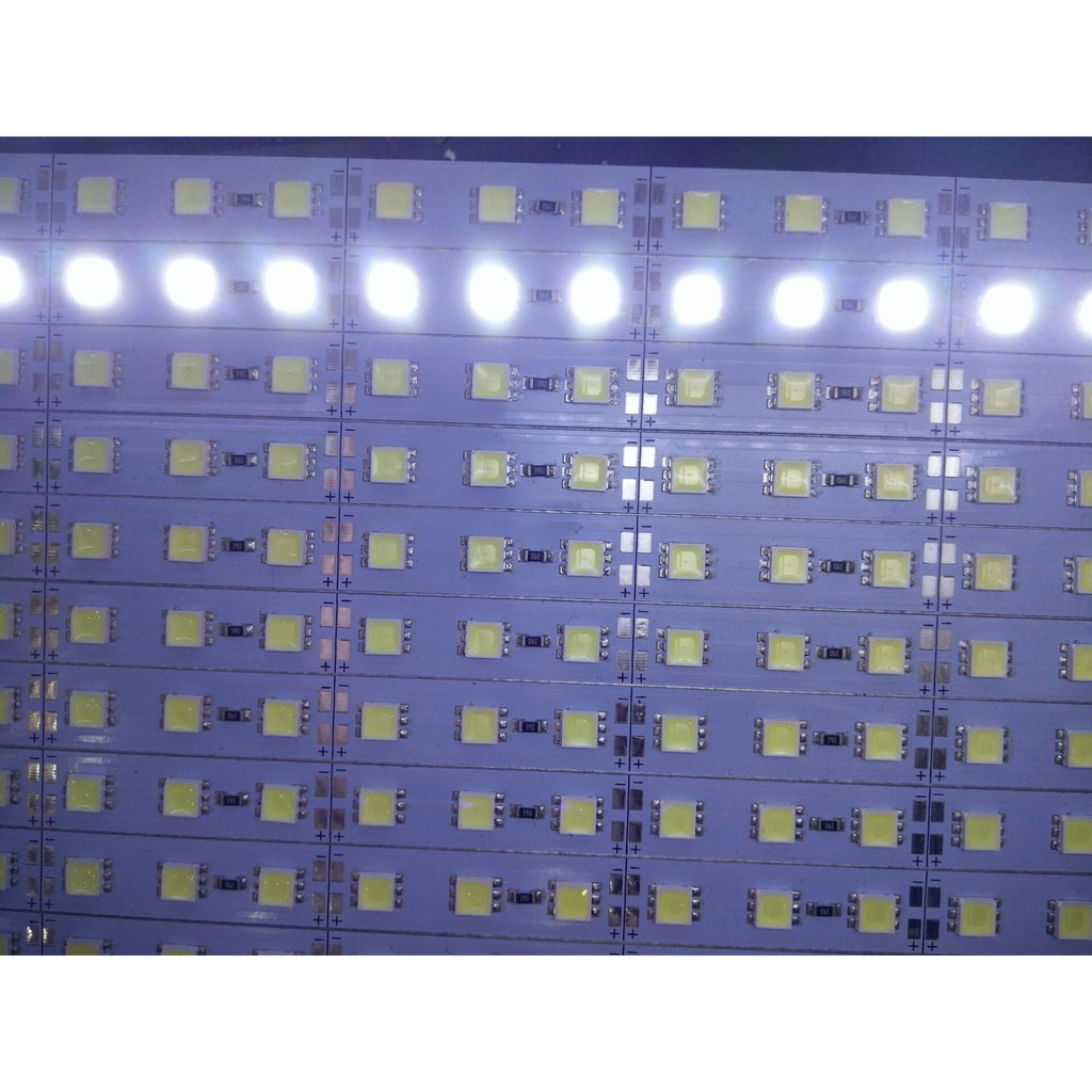 10pcs*50cm korea chip 5054 lights Factory Wholesale DC12V 36 SMD5050 LED Hard Rigid LED Strip Bar Light extra bright brightness