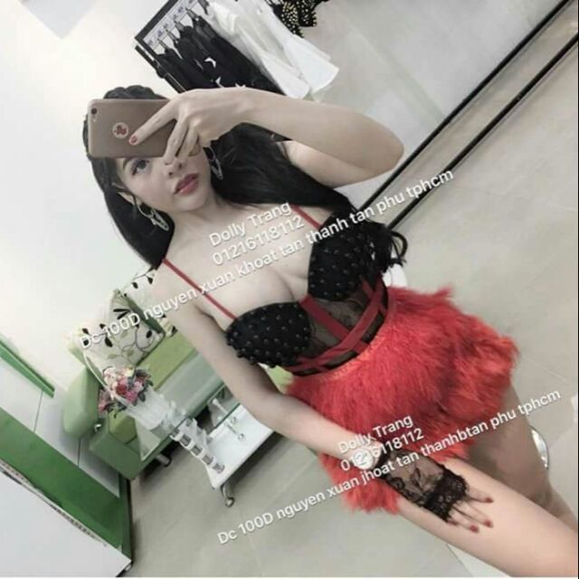 Jump tassel black and red