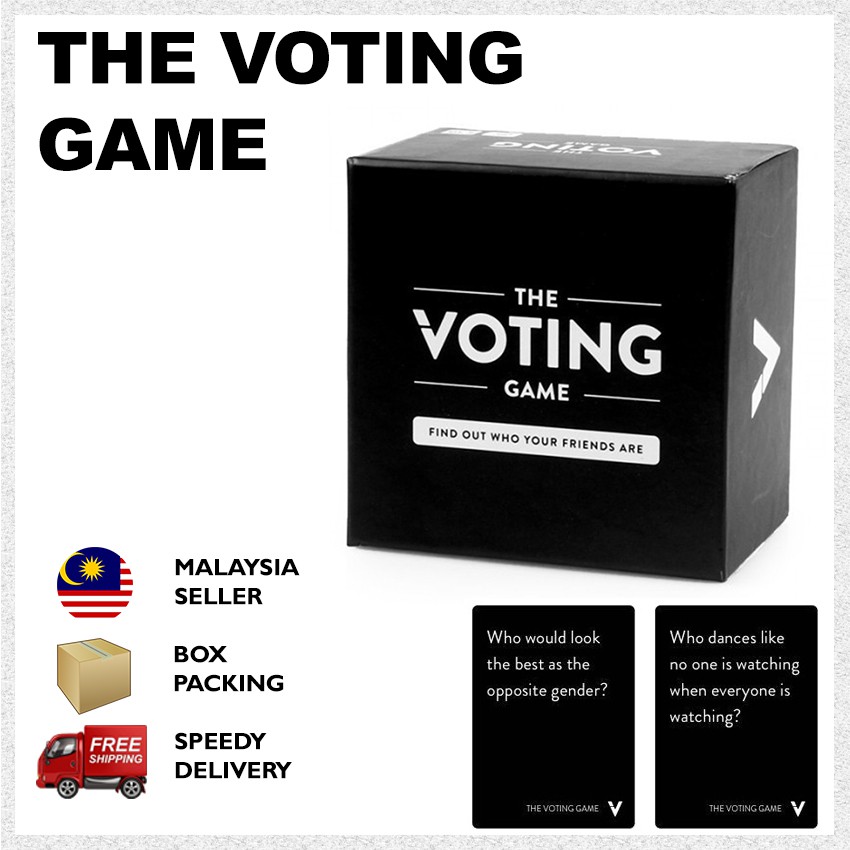 The Voting Game Board Game The Adult Party Game Find Out Who Your Friends Are (English Version)