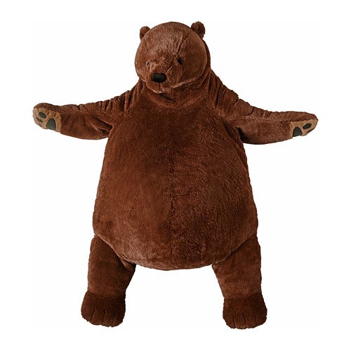 stuffed brown bear