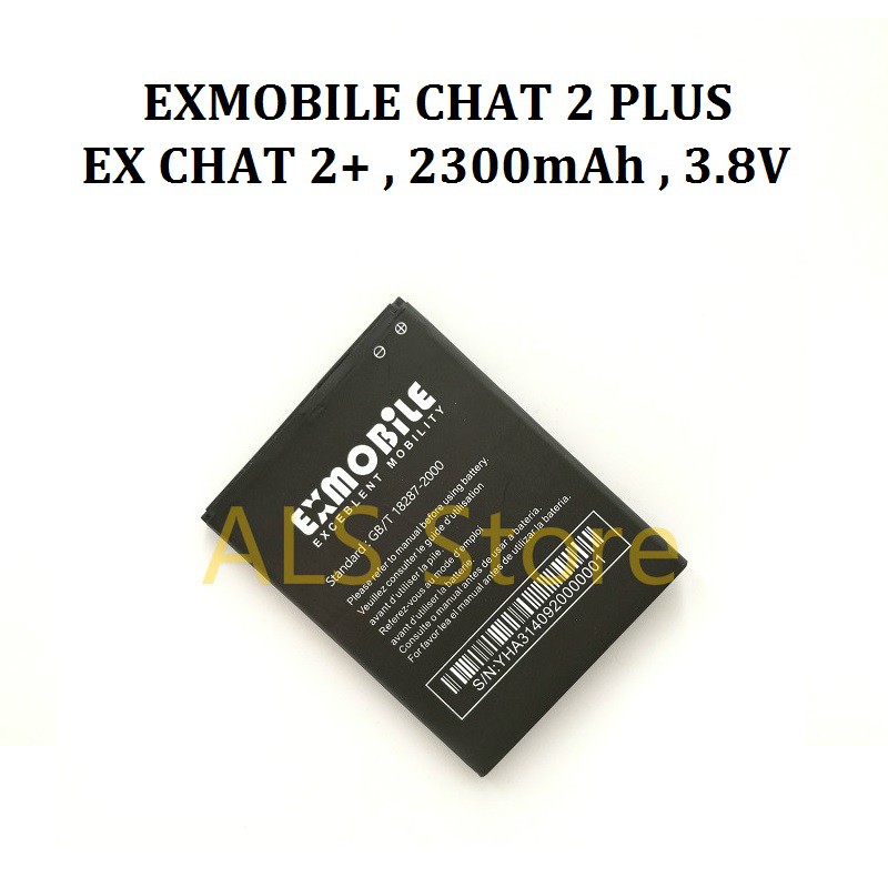 Original Battery Exmobile Chat 2 Plus Chat 2 Ex Chat 2 2300mah Shopee Malaysia