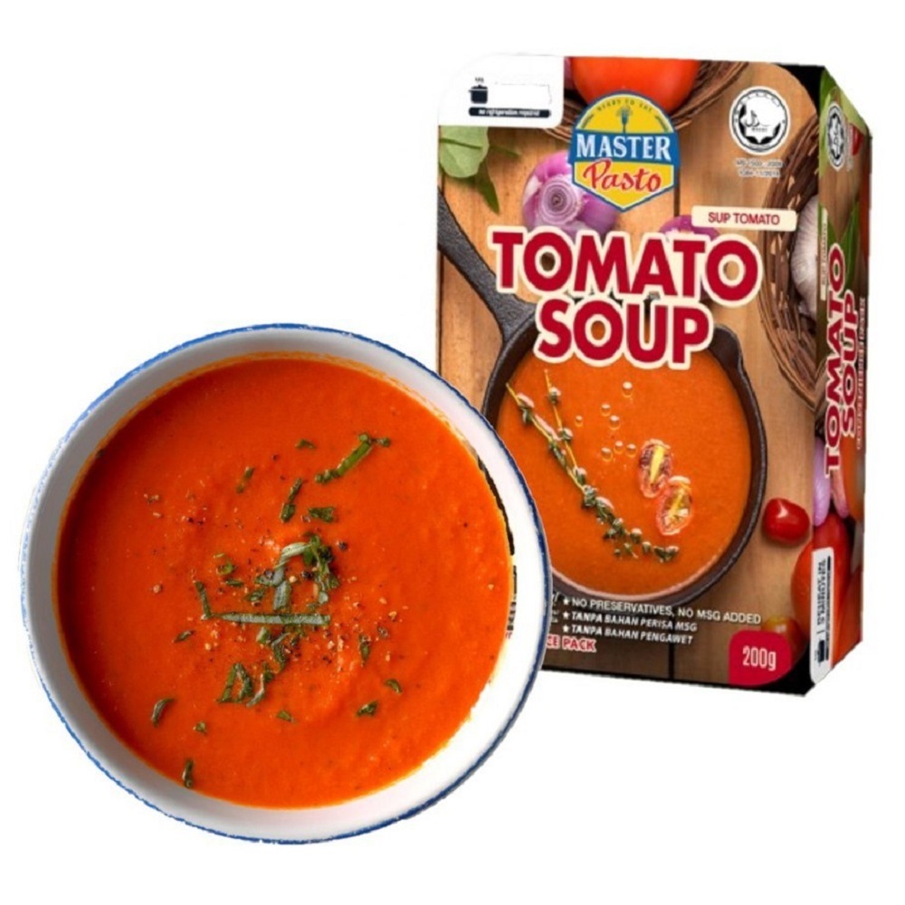 [HALAL] Master Pasto - Tomato Soup 3 Minutes Instant Convenience Pack 200g 即食番茄汤便利包装 Sup Tomato Segera Pek Kemudahan