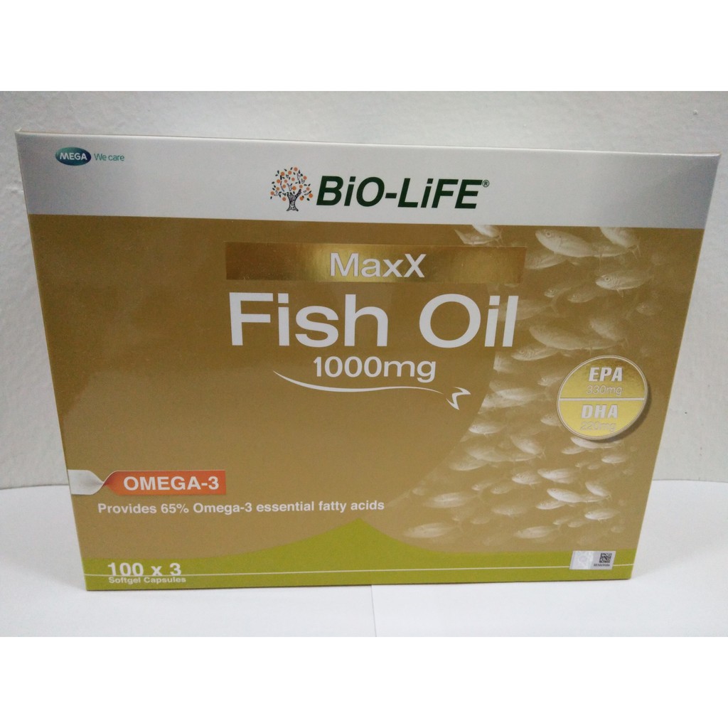 BiO-LiFE Maxx Fish Oil 1000mg | Shopee Malaysia