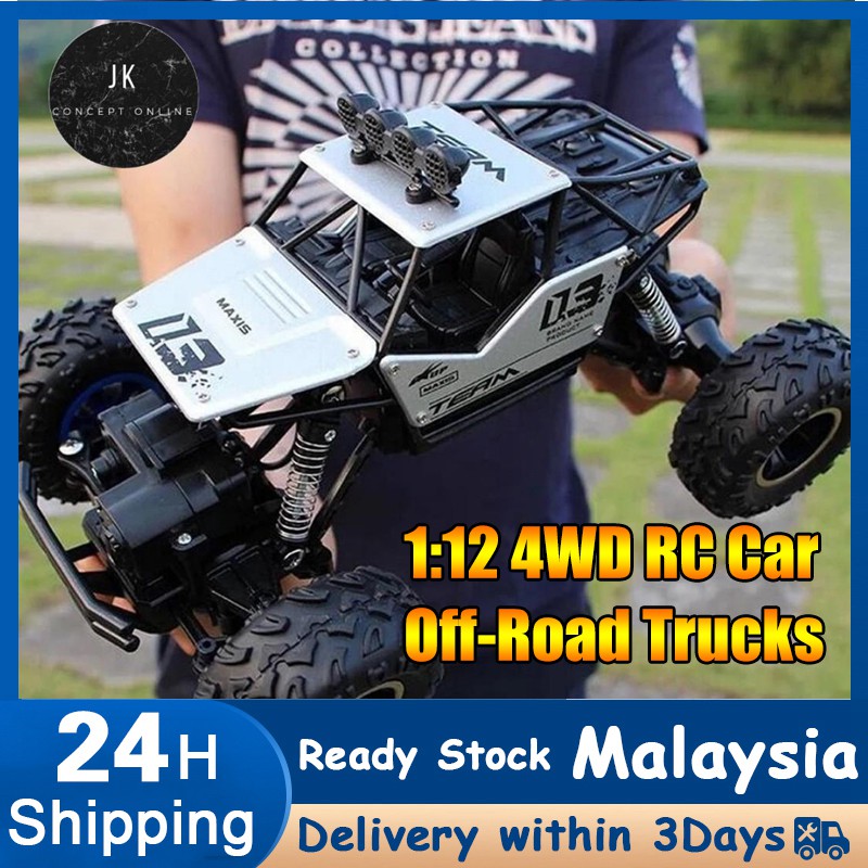 [LOCAL STOCK]Feo RC Rock Crawler OFF-ROAD Truck 1:12 Scale 4WD Alloy