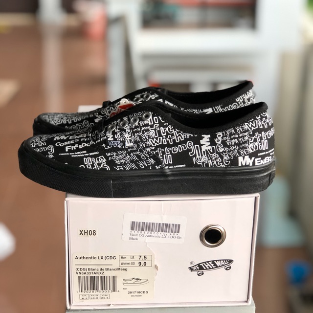 cdg vans graffiti