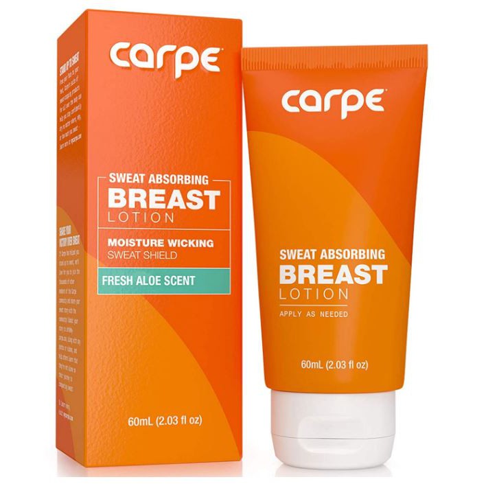 Carpe NoSweat Breast Helps Keep Your Breasts and Skin Folds Dry