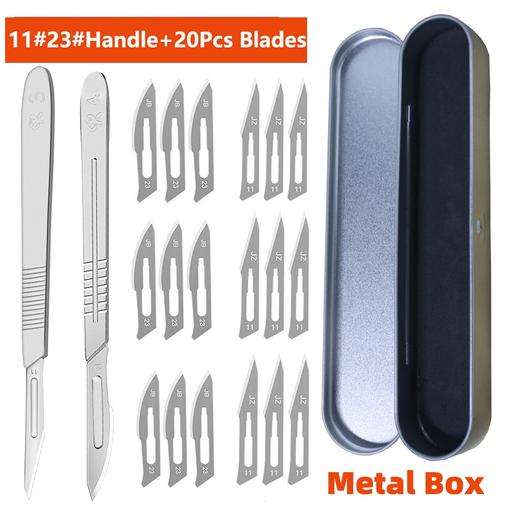 【Bread Baking,Plant grafting, animal dissection, unpacking, cutting mobile phone film】Surgical Blade Scalpel Handle Scalpel Knife #Ready Stock#