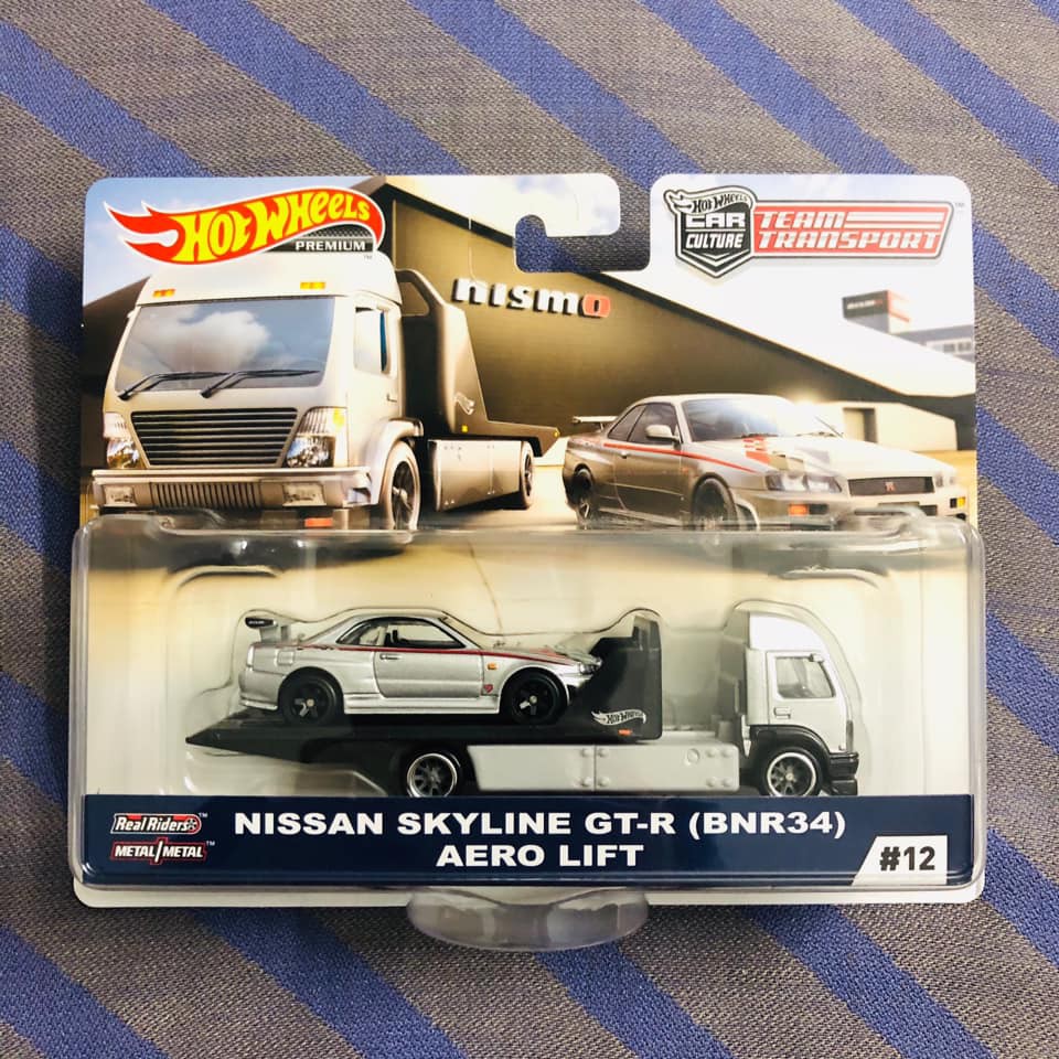 hot wheels team transport r34
