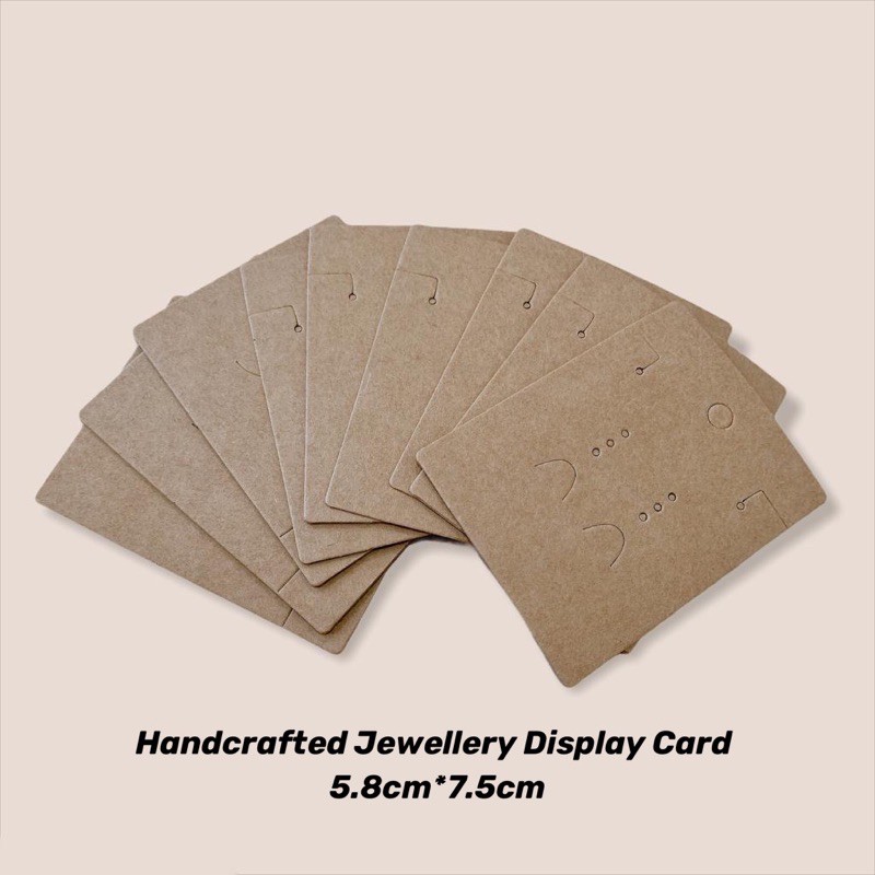 20pcs Ins Handcrafted Jewelry Display Card Accessories Earring Cards Label Tag