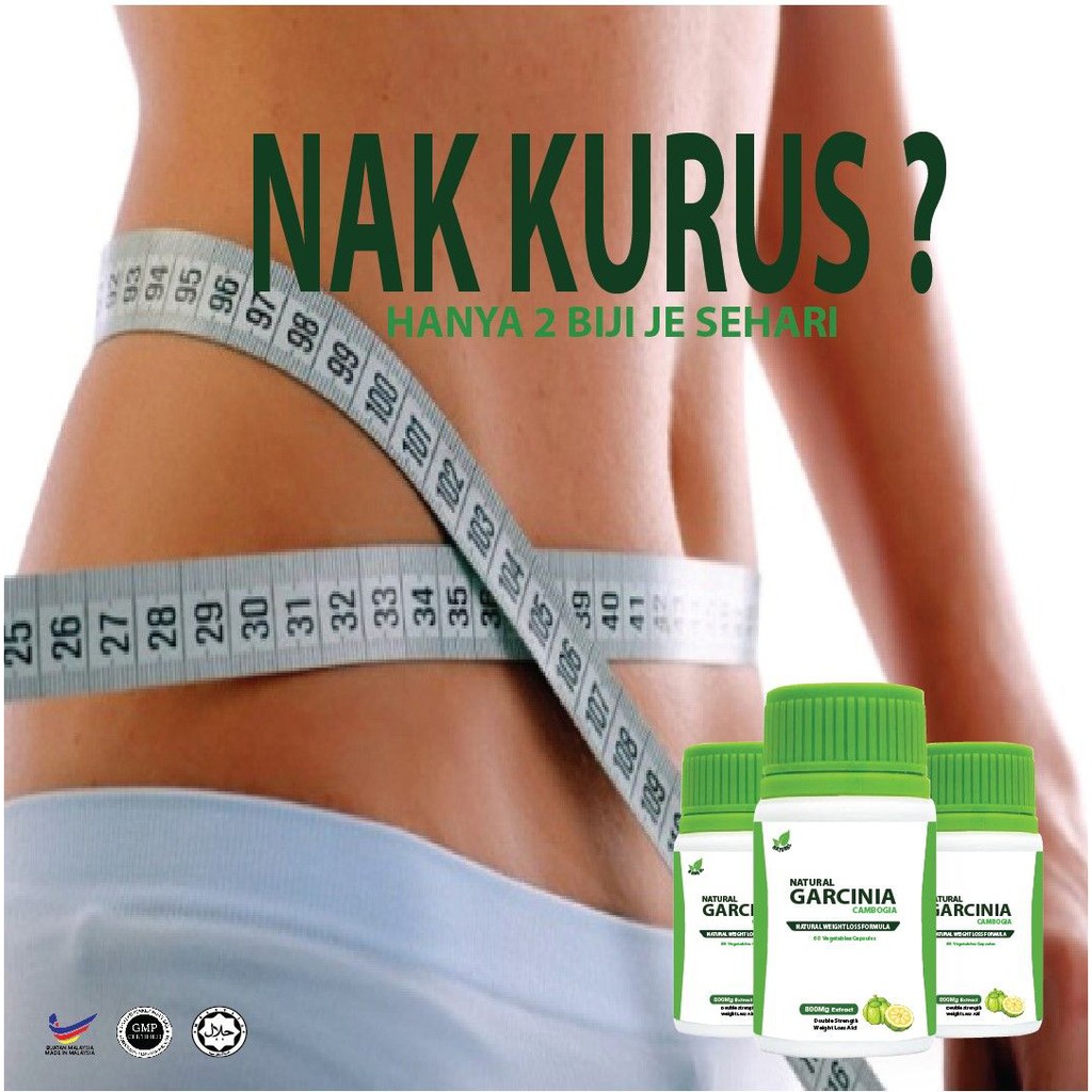 Kurus - Pil Kurus Homeopathy GARCINIA CAMBOGIA for Diet 