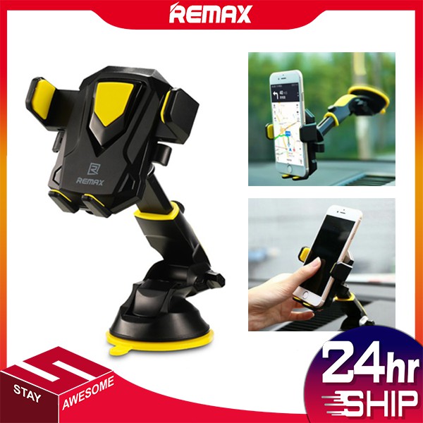 5.58.4cm Adjustable Length Most Strongest Car Desktop Phone Holder Remax RMC26 Shopee Malaysia