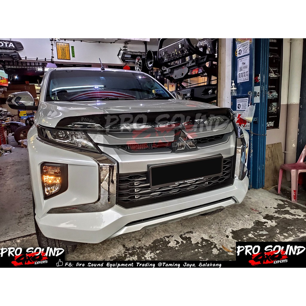 Mitsubishi Triton 2019 Abs Bonnet Guard Black Shopee Malaysia