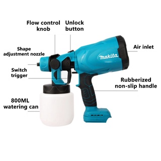 New Makita Electric Cordless Airless Paint Sprayer 8,000w 5,0000rpm ...